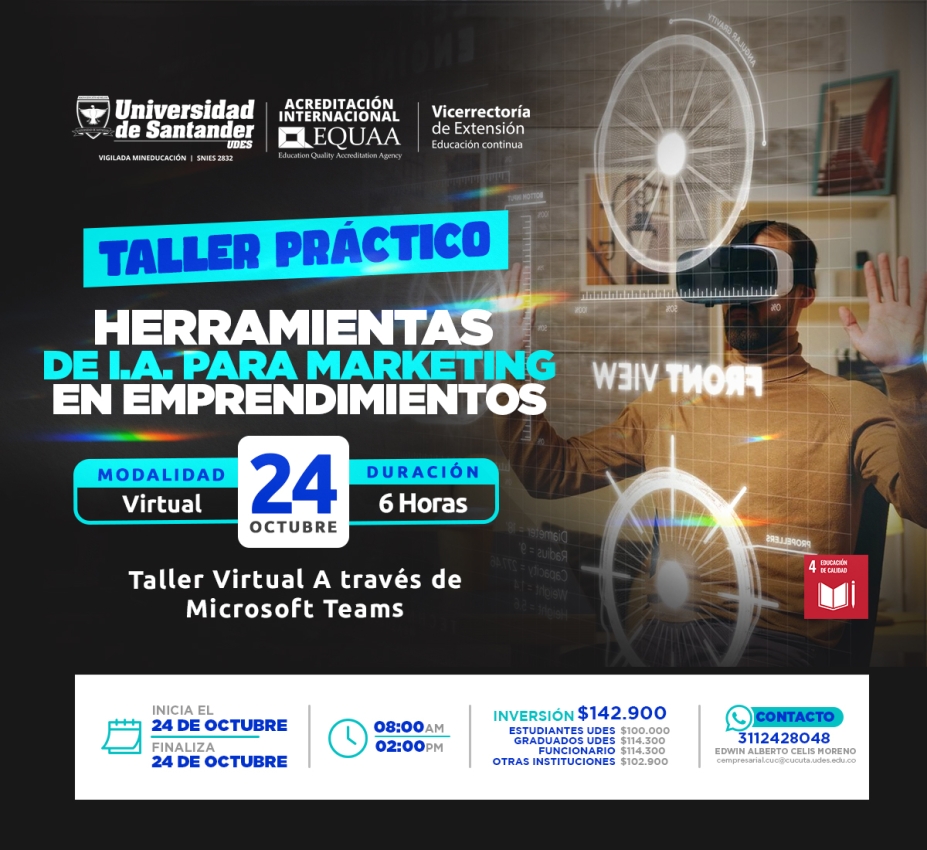  Taller Práctico Herramientas de I.A. para Marketing en Emprendimientos