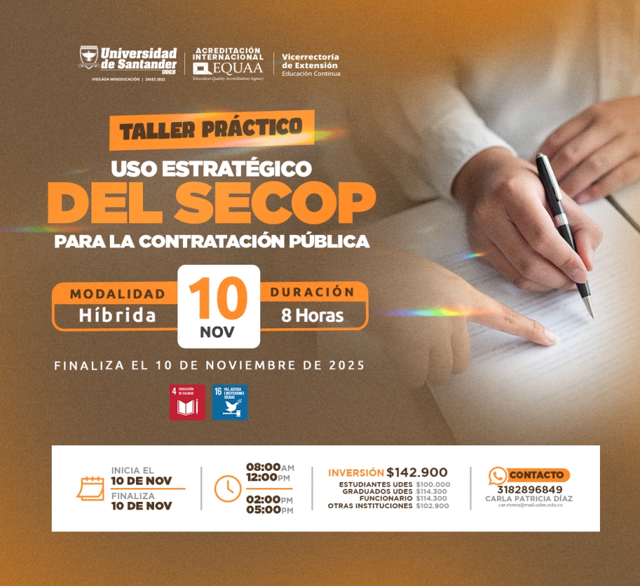 Taller Práctico: Uso Estratégico del SECOP para la Contratación Pública