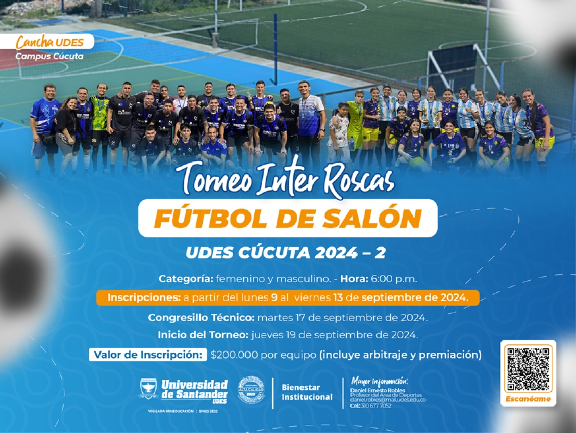 Torneo Inter Roscas Fútbol de Salón