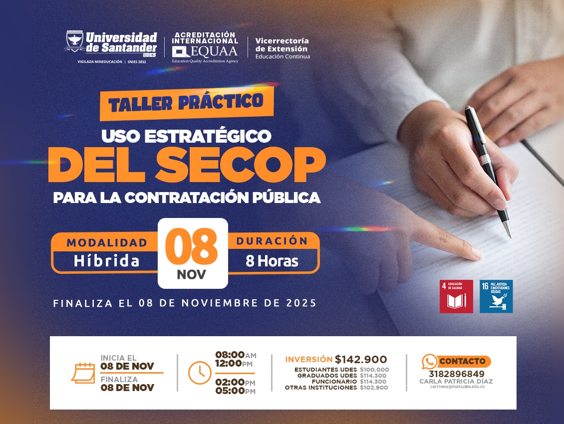 Taller Práctico: Uso Estratégico del SECOP para la Contratación Pública