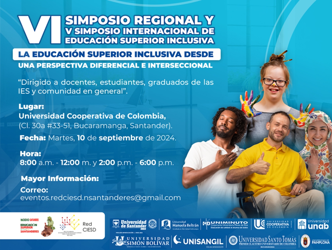 VI Simposio Regional y V Simposio Internacional de Educación Superior Inclusiva