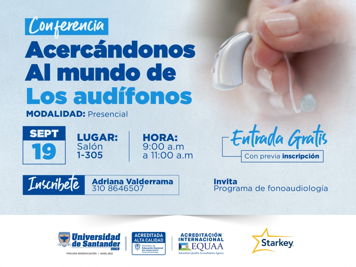 Conferencia acercándonos al mundo de los audífonos