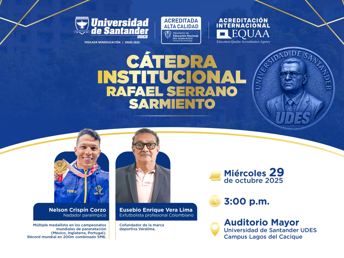 Cátedra Institucional Rafael Serrano Sarmiento: con Nelson Crispín y Eusebio Vera