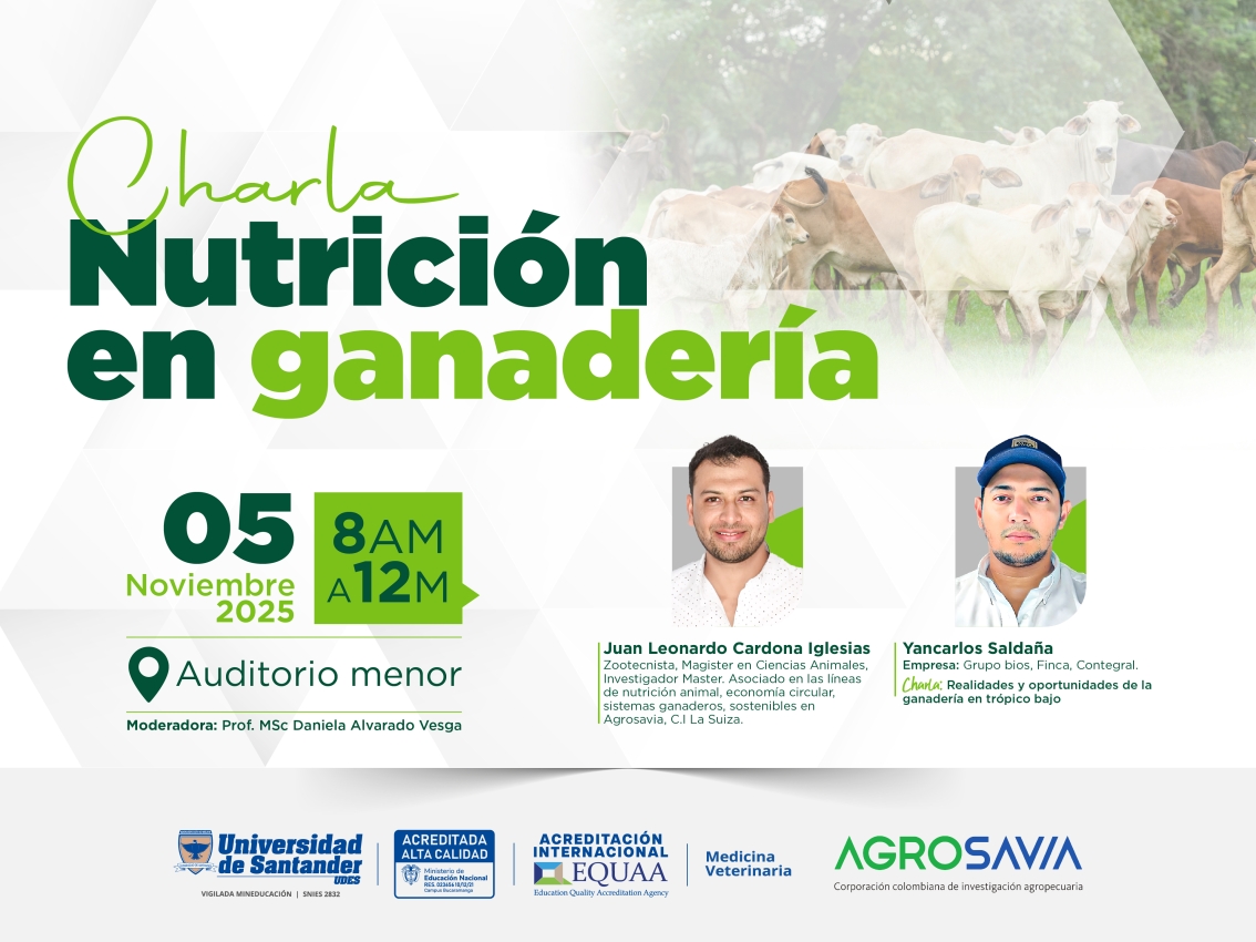 Charla: Nutrición en ganadería