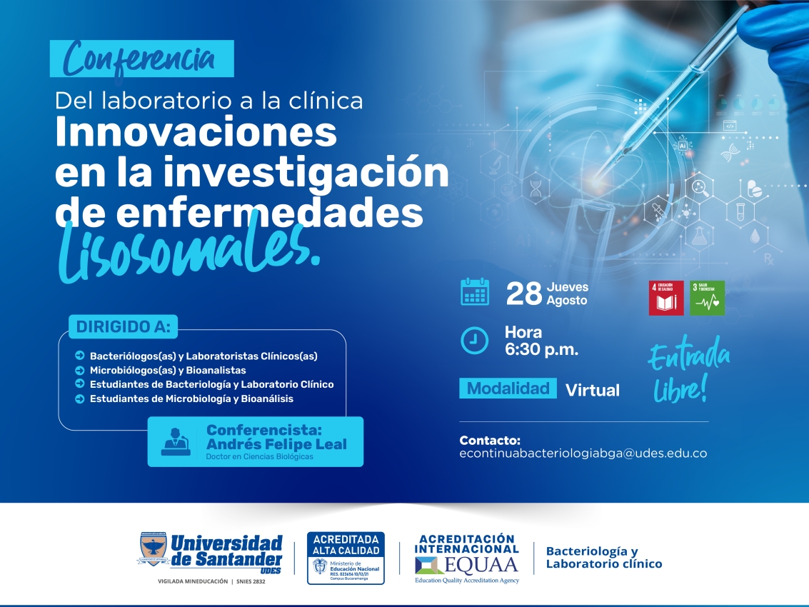 Conferencia del laboratorio a la clínica: Innovaciones en la investigación de enfermedades lisosomales