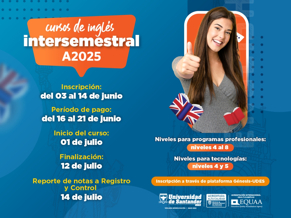 Curso de Ingles Intersemestral - Pregrado A2025