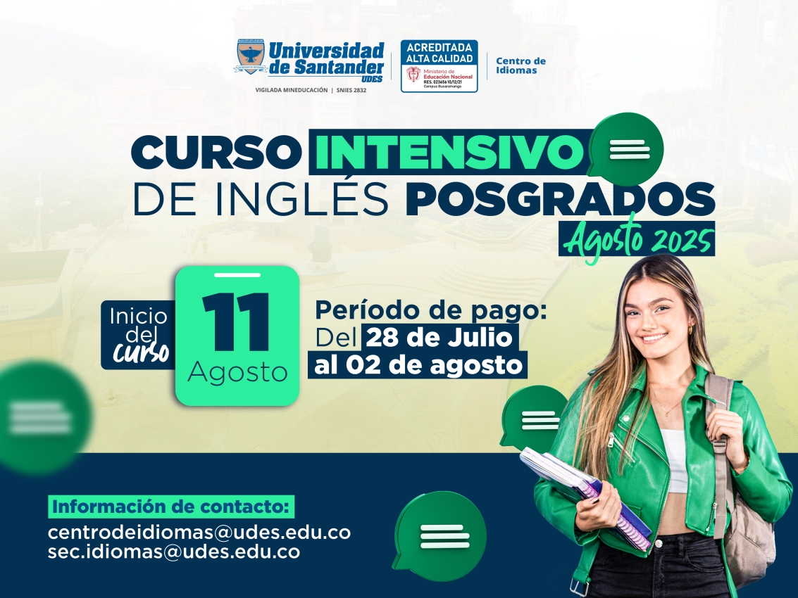 Curso Intensivo de Inglés para Posgrados - Agosto