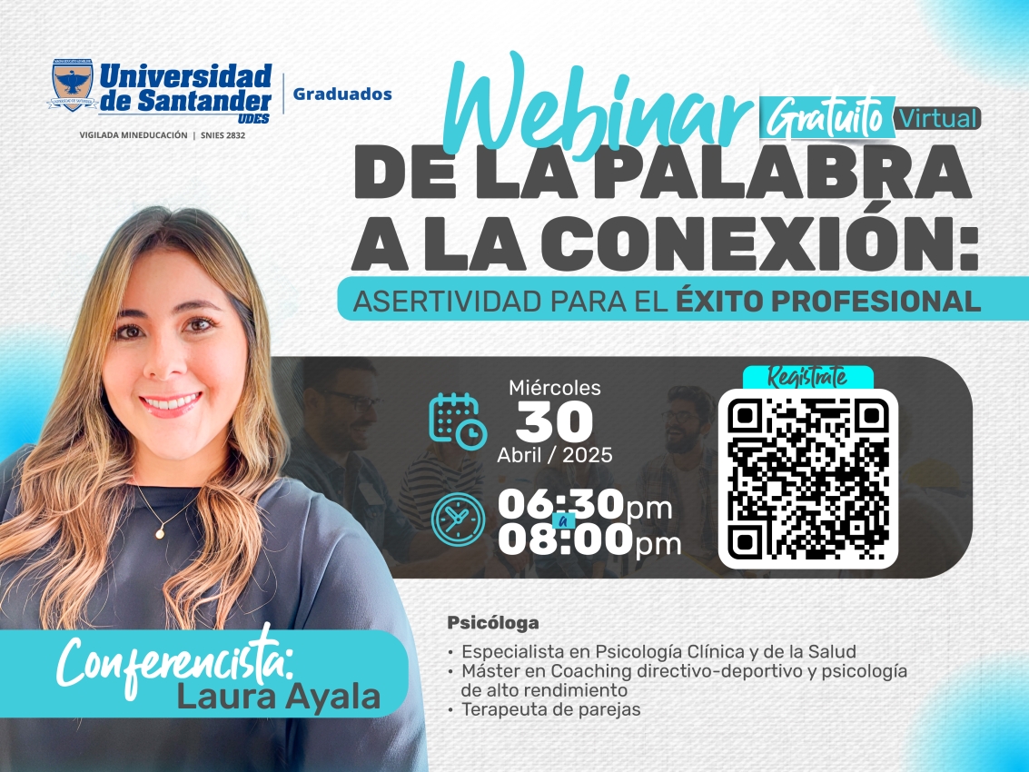 Webinar Virtual de la Palabra a la Conexion: Asertividad para el Éxito Profesional