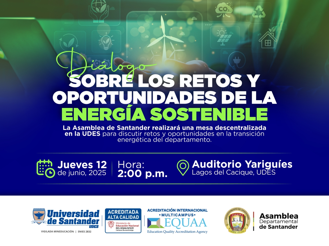 Diálogo sobre los retos y oportunidades de la energía sostenible