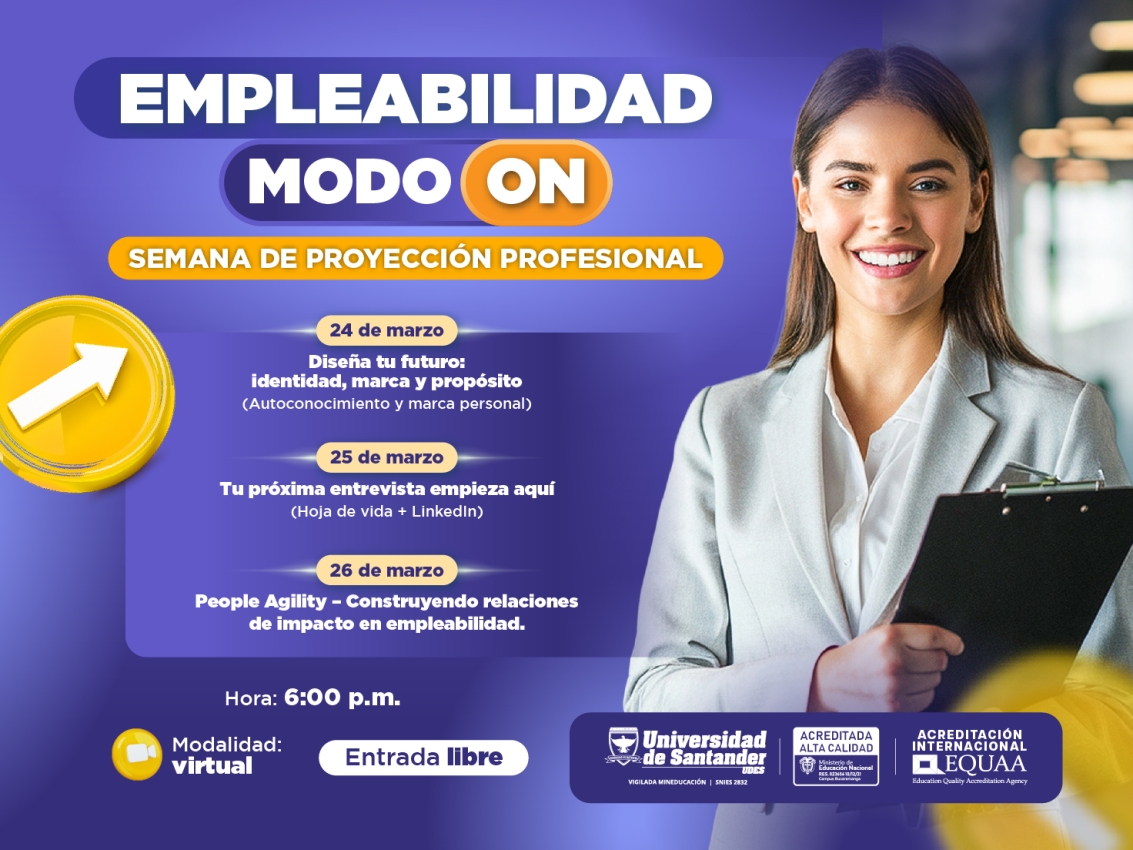  Empleabilidad: Modo ON - Semana de proyección profesional
