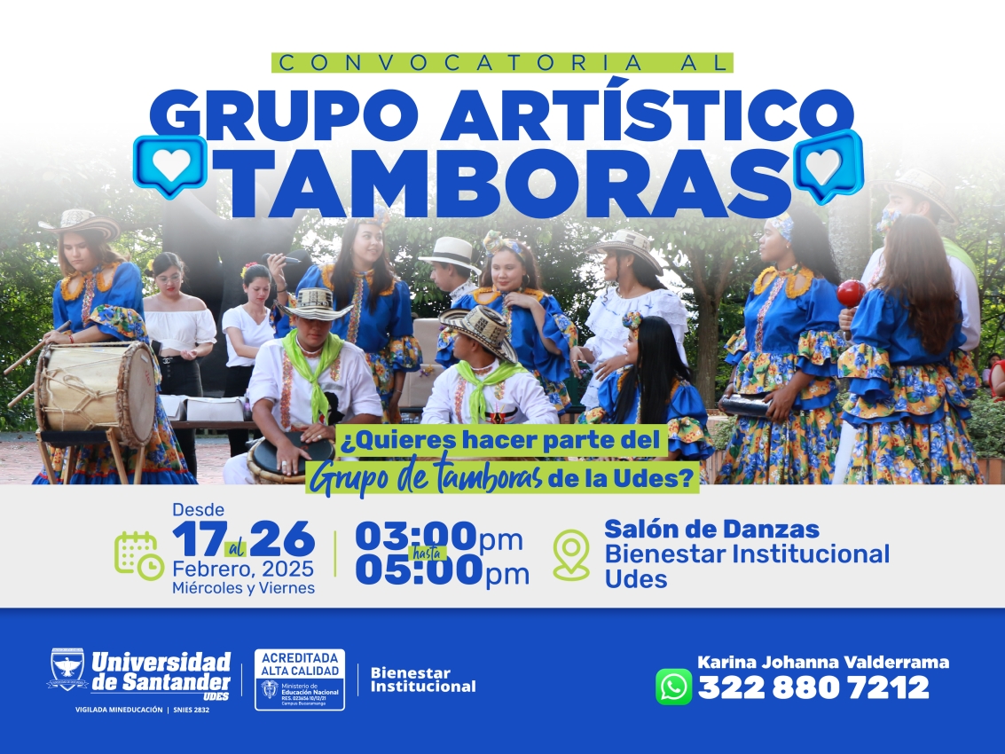 Convocatoria al Grupo Artístico Tamboras