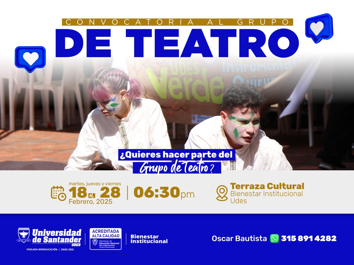 Convocatoria al Grupo de Teatro 