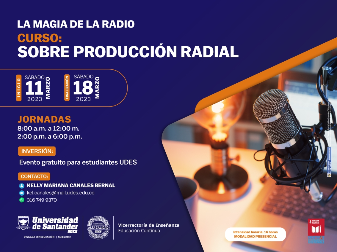 La Magia de La Radio Curso Sobre Producción Radial