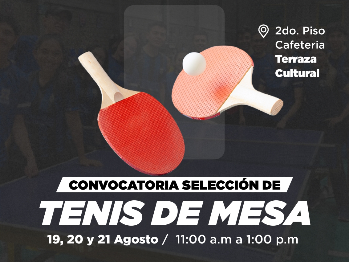 Convocatoria de la Selección de Tenis de Mesa