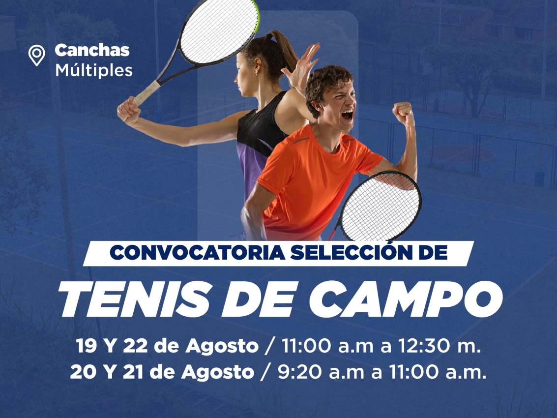 Convocatoria de la Selección de Tenis de Campo