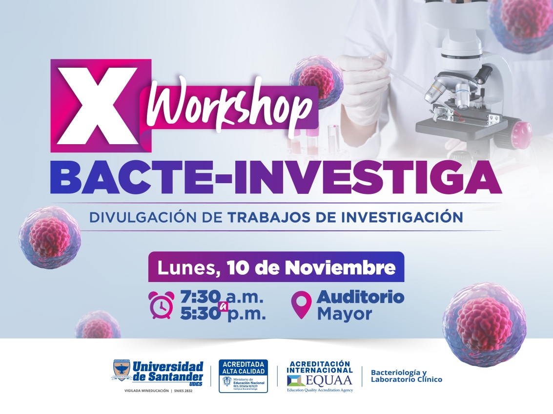 X Workshop Bacte-Investiga