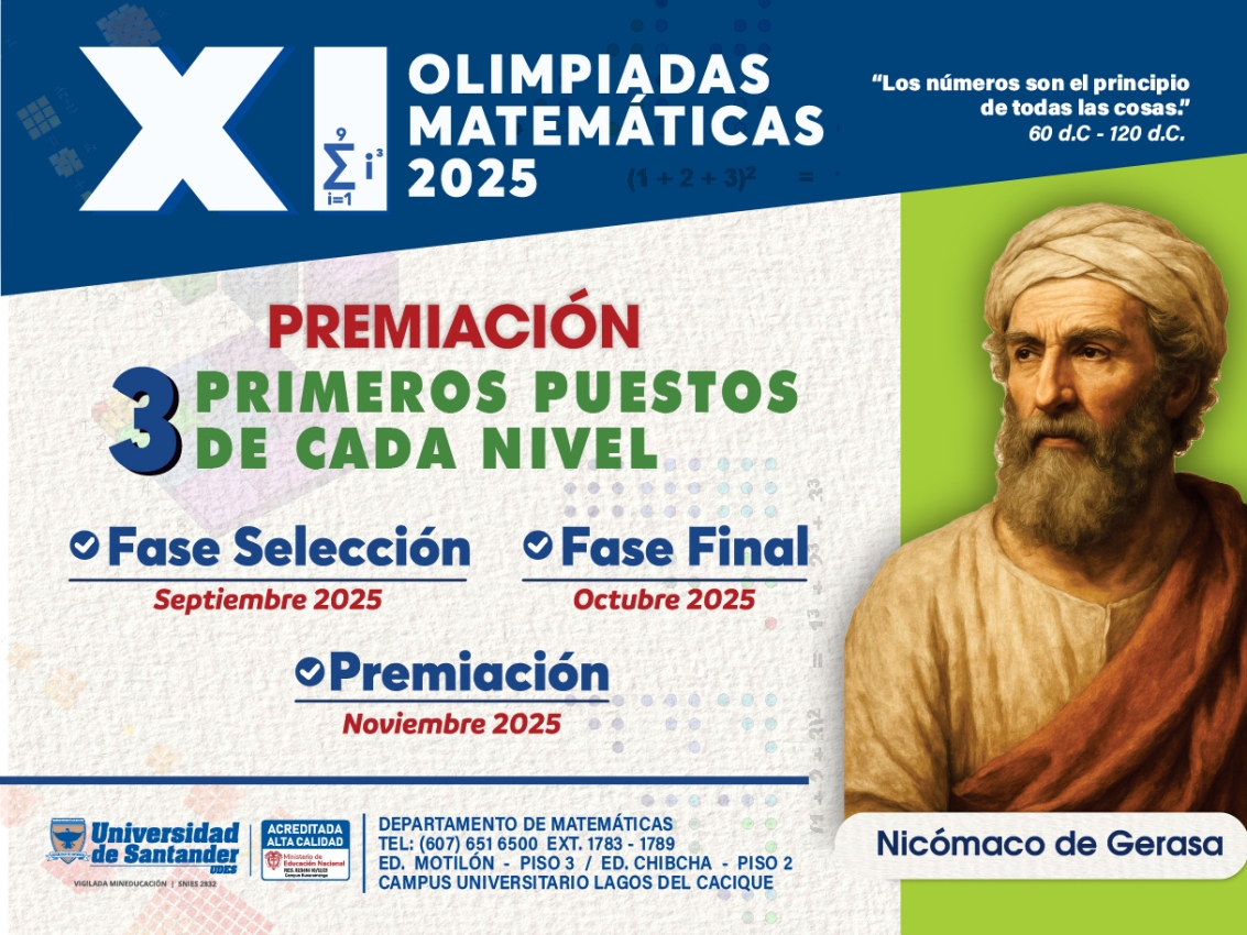 XI Olimpiadas Matemáticas 2025
