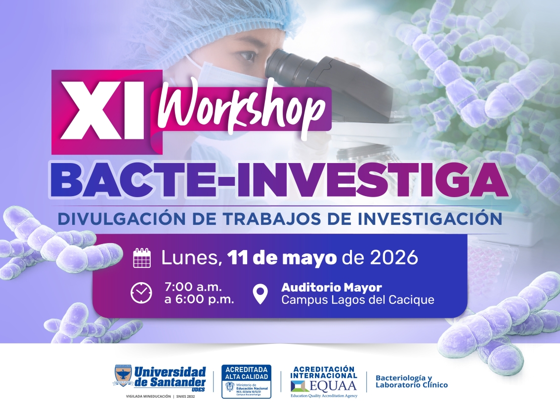 XI Workshop Bacte-Investiga: Divulgación de trabajos de investigación