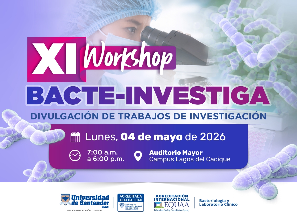 XI Workshop Bacte-Investiga: Divulgación de trabajos de investigación