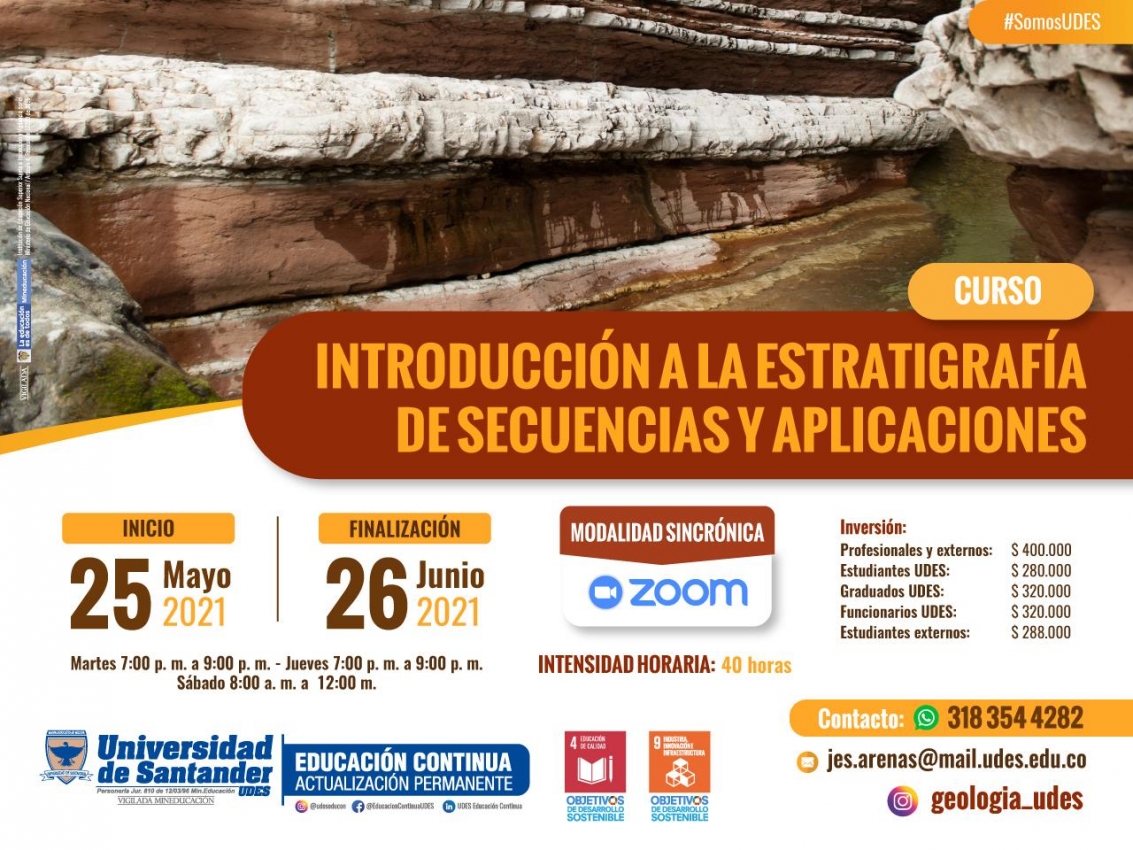 Curso 'Introducción a la estratigrafía de secuencias y aplicaciones'