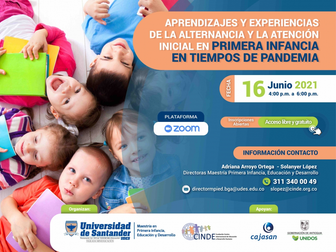 Conferencia 'Aprendizajes y experiencias de la alternancia y la atención inicial en primera infancia en tiempos de pandemia'