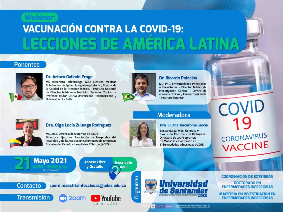 Webinar 'Vacunación contra la Covid-19: Lecciones de América Latina'