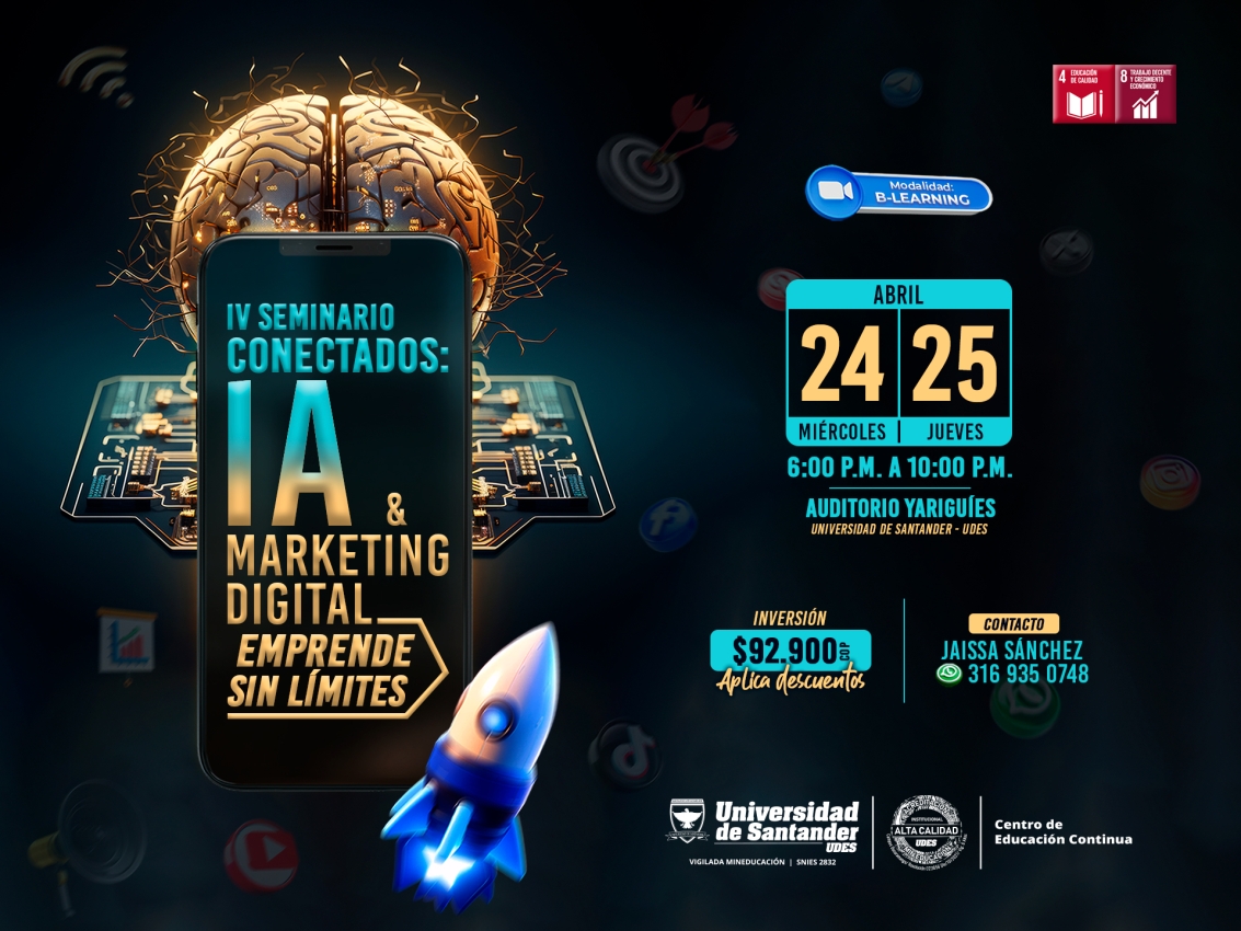 IV Seminario Conectados: ‘IA & marketing digital emprende sin límites’