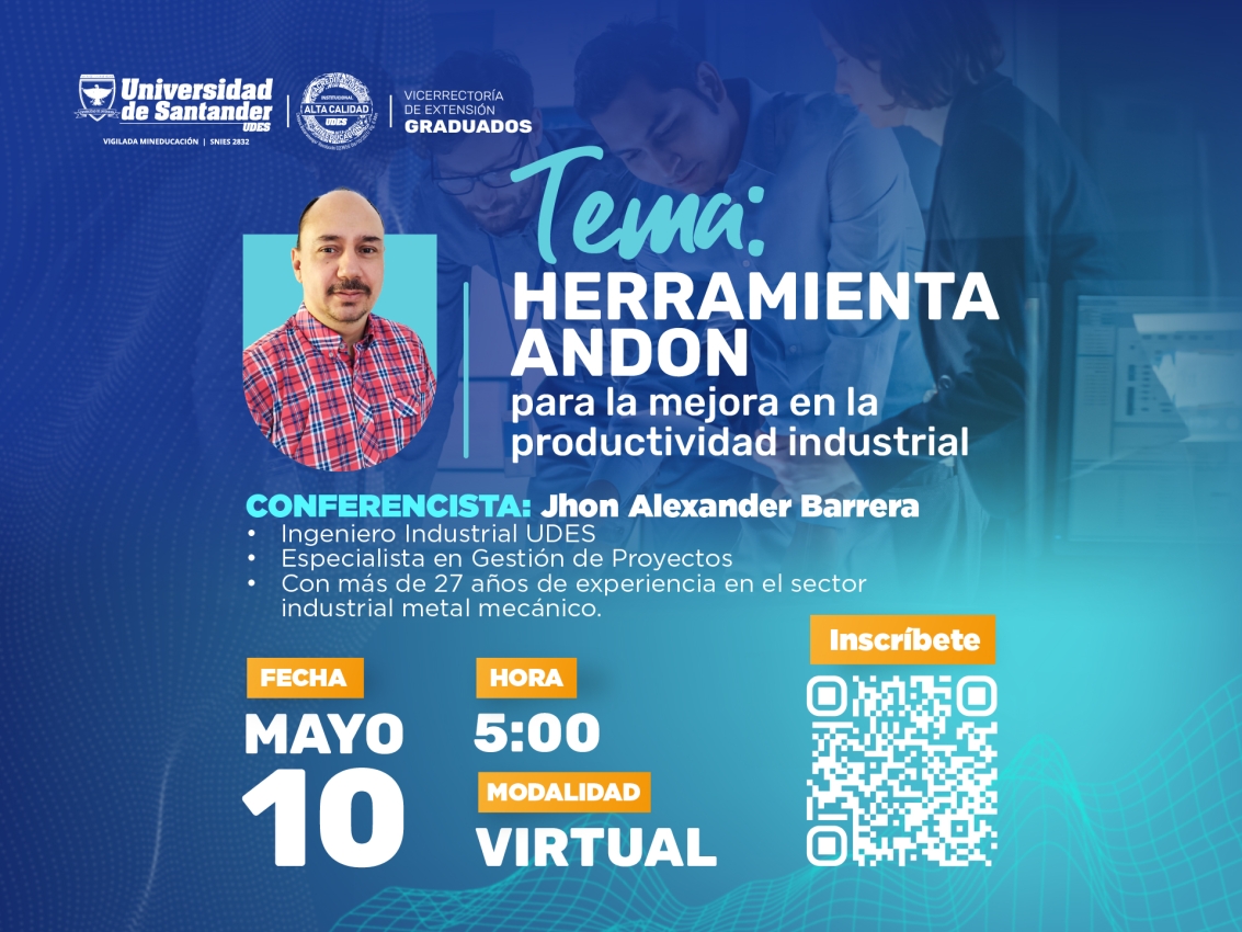 Conferencia 'Herramienta Andon para la Mejora de la Productividad Industrial'