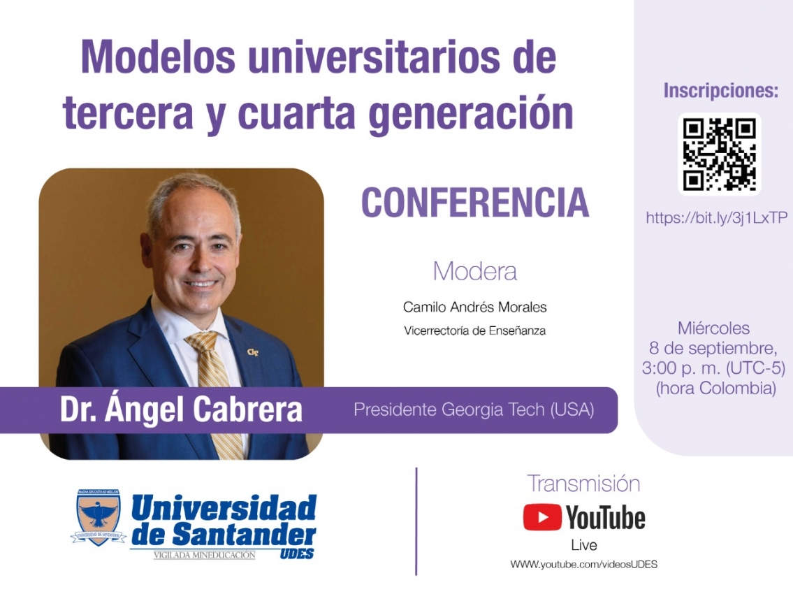 Conferencia 'Modelos universitarios de tercera y cuarta generación'