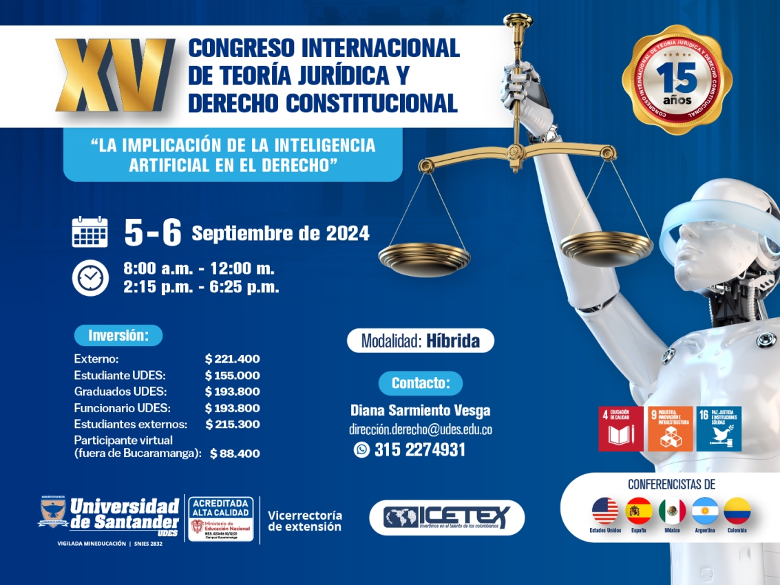 XV Congreso Internacional de Teoría Jurídica y Derecho Constitucional