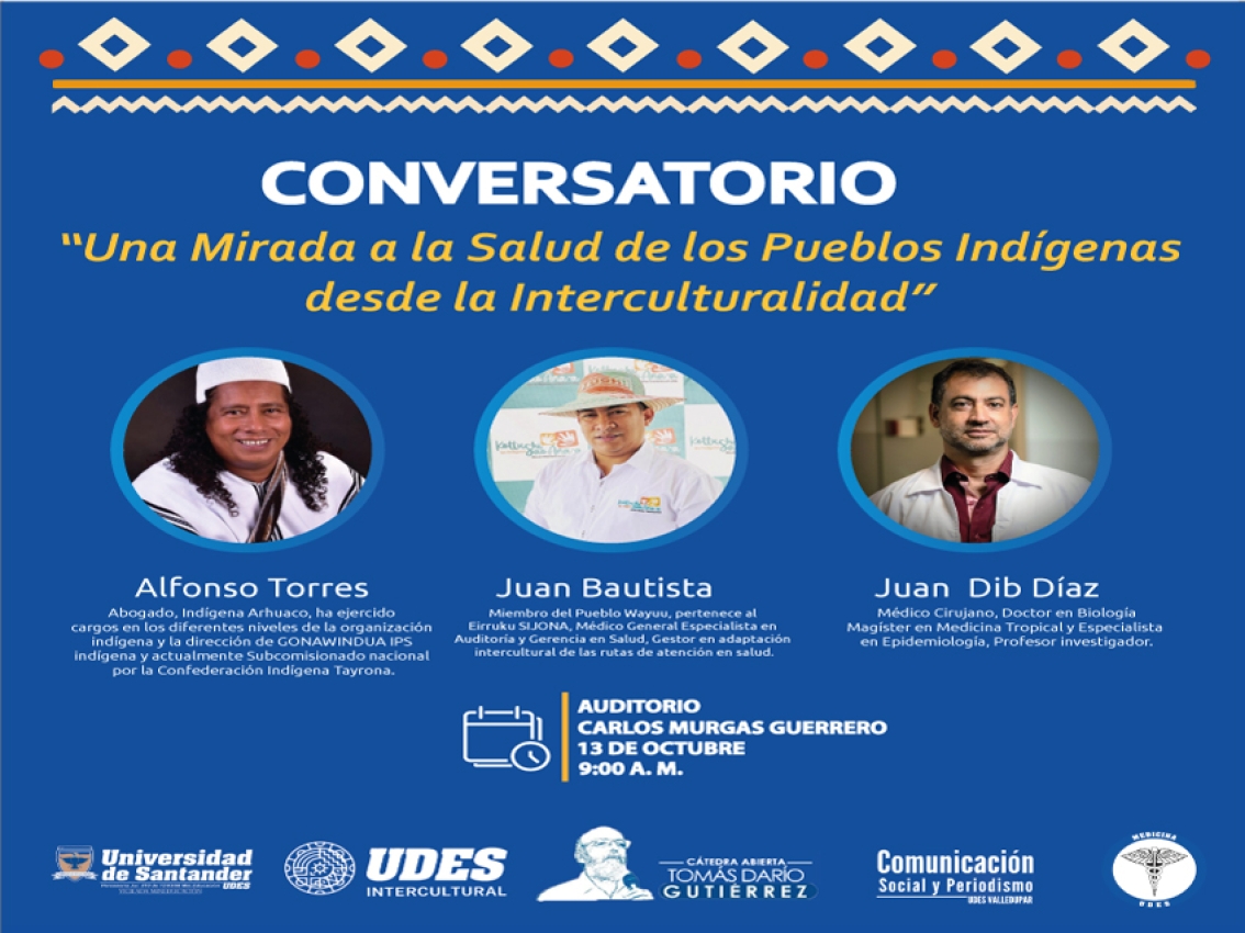 Conversatorio "Una mirada a la salud de los pueblos indígenas  desde la interculturalidad"