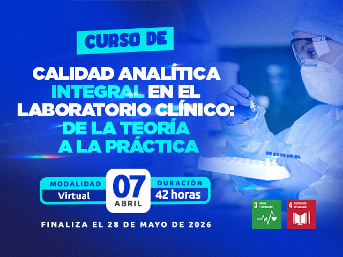 Curso de Calidad Analítica Integral en el Laboratorio Clínico