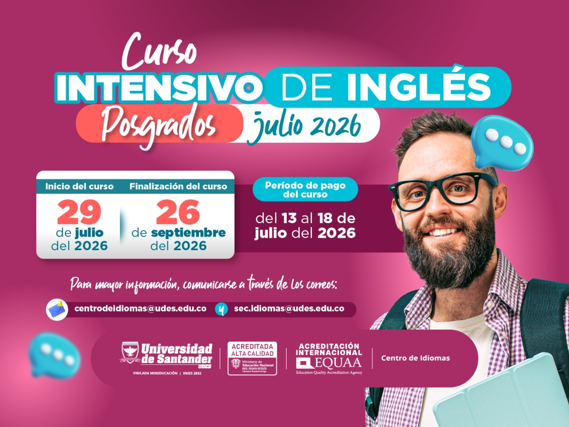 Curso Intensivo de Inglés para Posgrados - Julio 2026