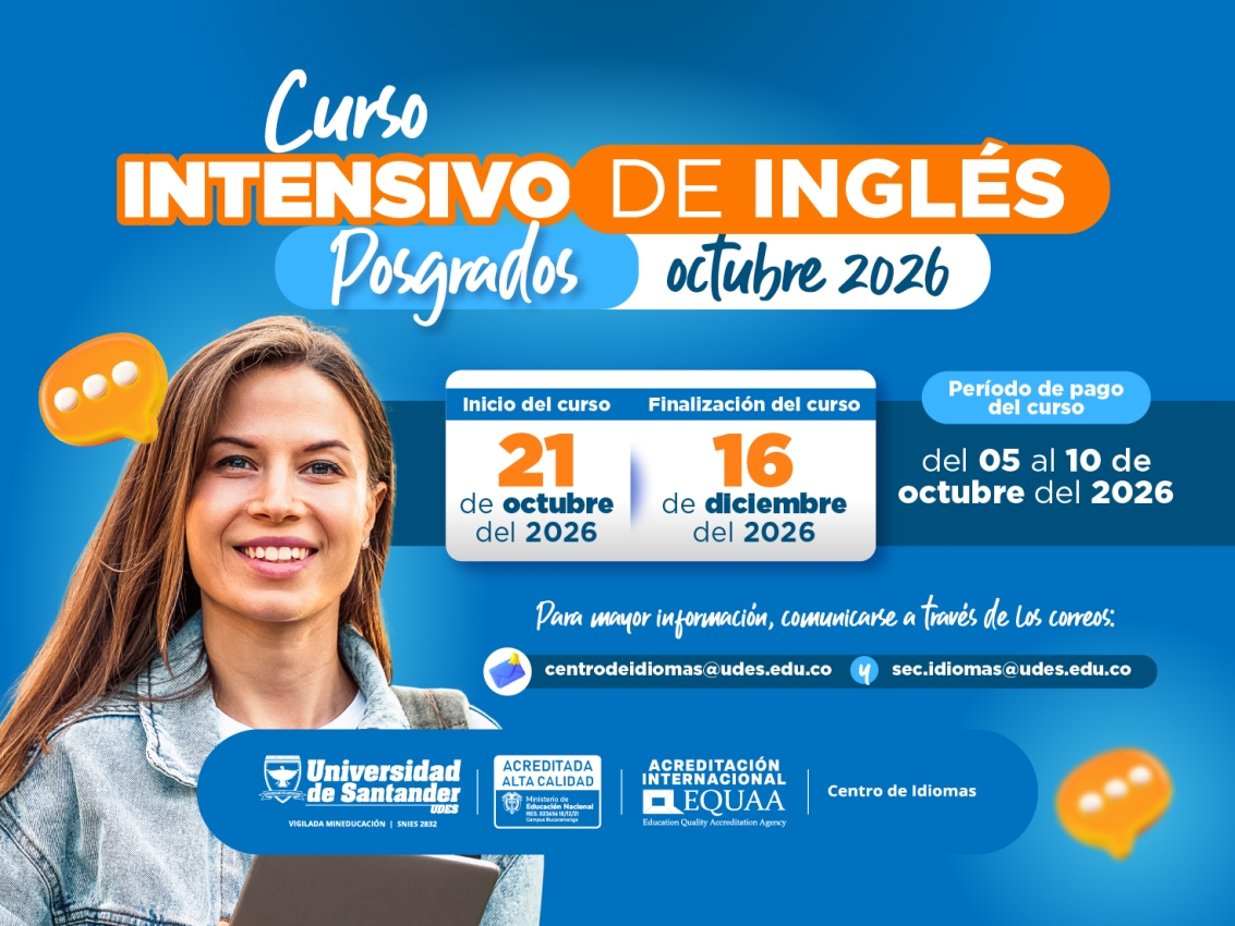 Curso Intensivo de Inglés para Posgrados - Octubre 2026