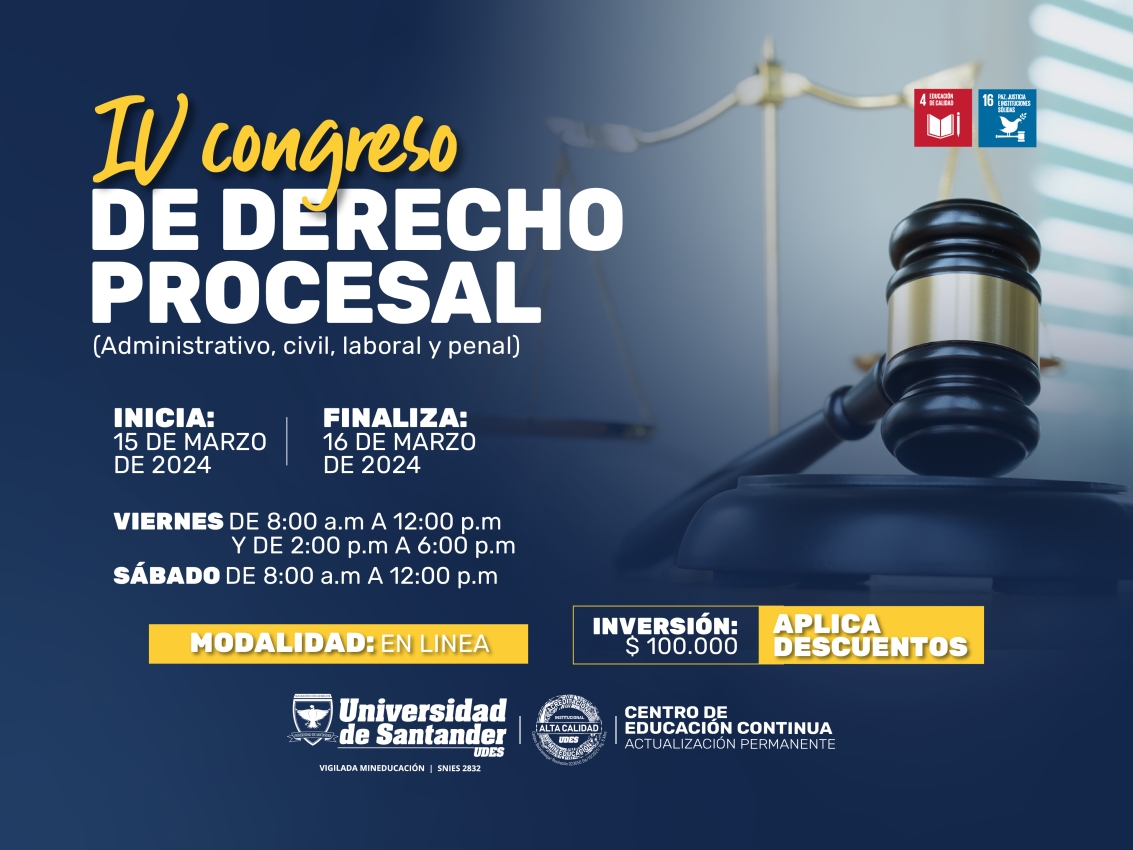 Cuarto Congreso de Derecho Procesal (Administrativo, Civil, Laboral Y Penal)