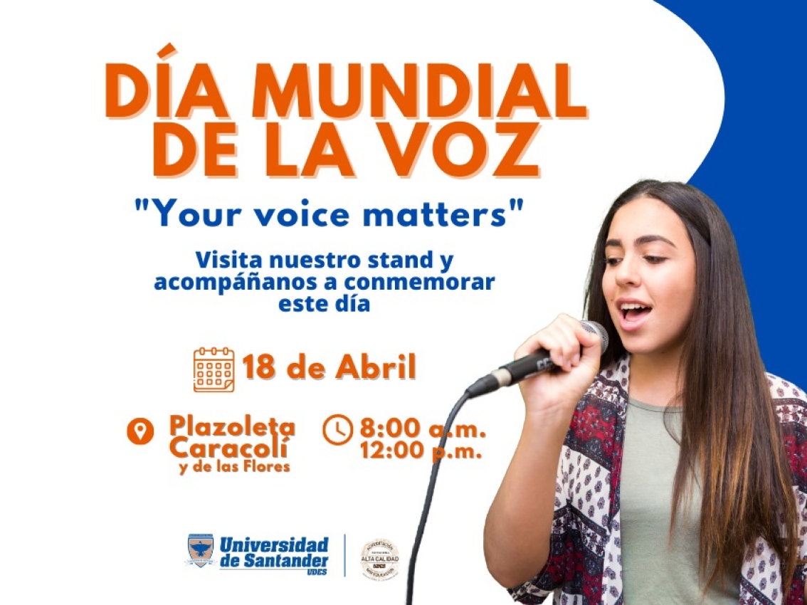 Conmemoración del Día Mundial de la Voz
