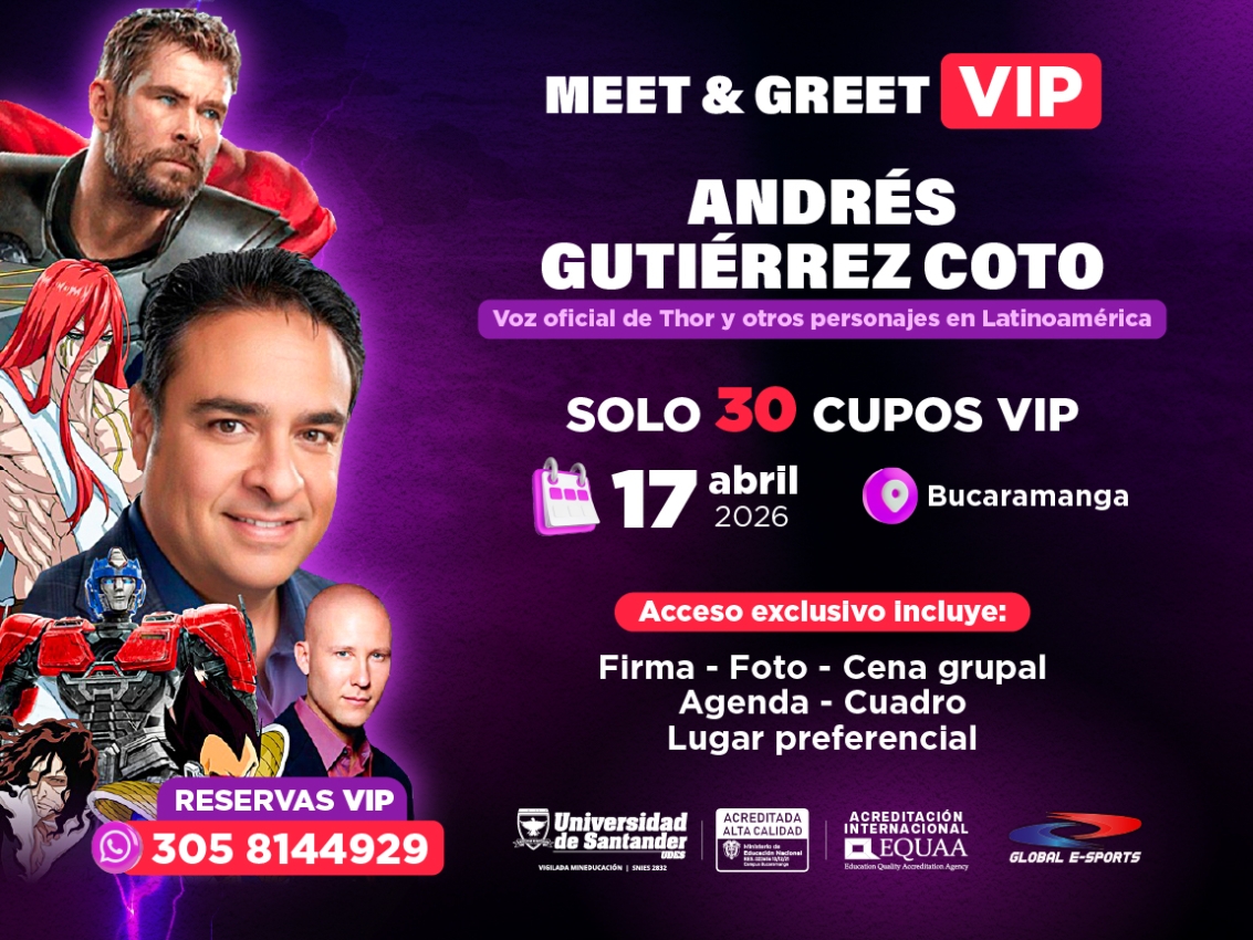 Meet & Greet VIP con Andrés Gutiérrez Coto