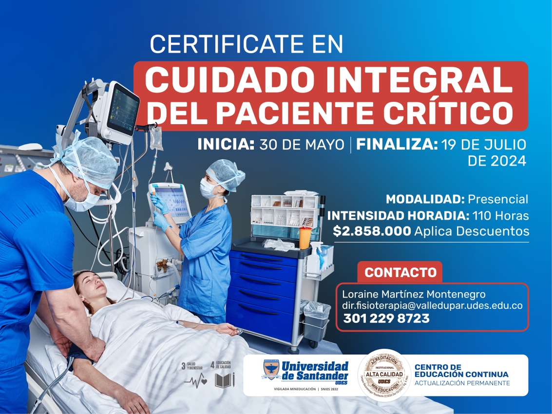 Diplomado en Cuidado Integral del Paciente Critico