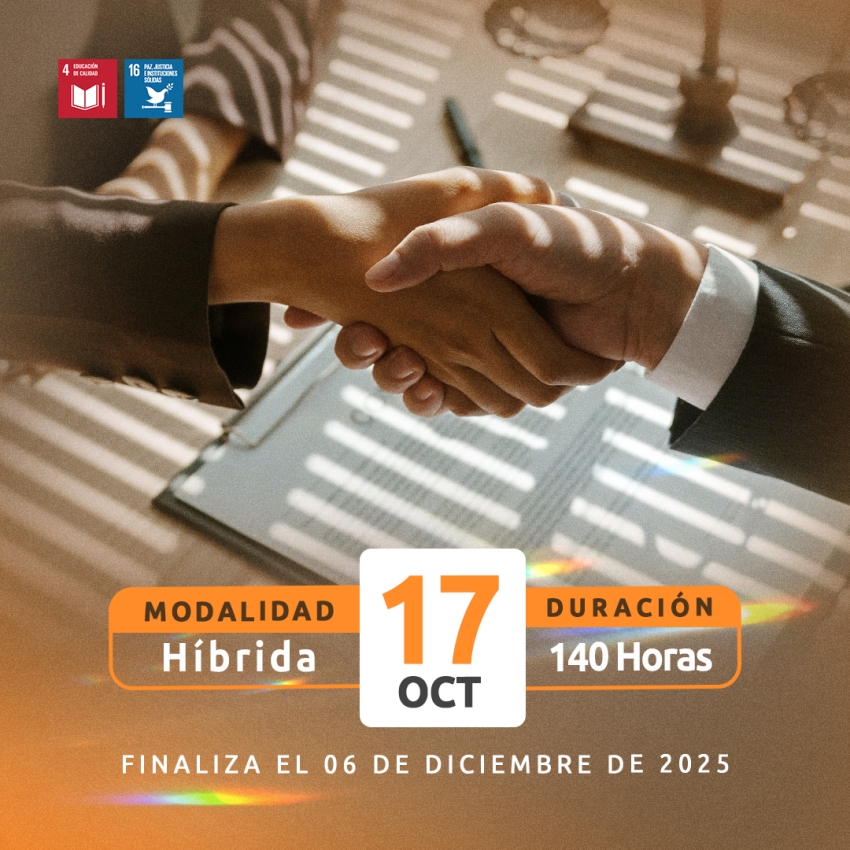 Diplomado en Conciliación Extrajudicial en Derecho III Cohorte