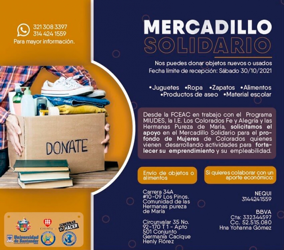DONATE: Mercadillo solidario