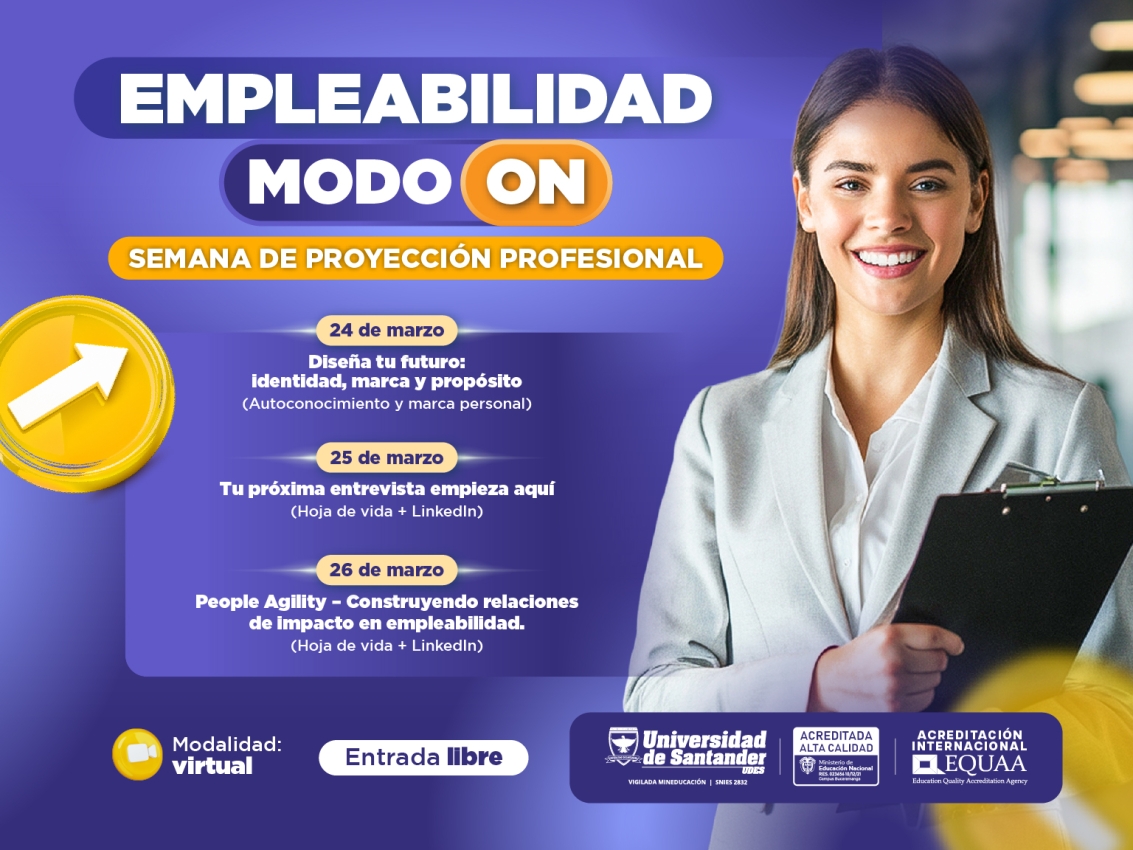  Empleabilidad: Modo ON - Semana de proyección profesional