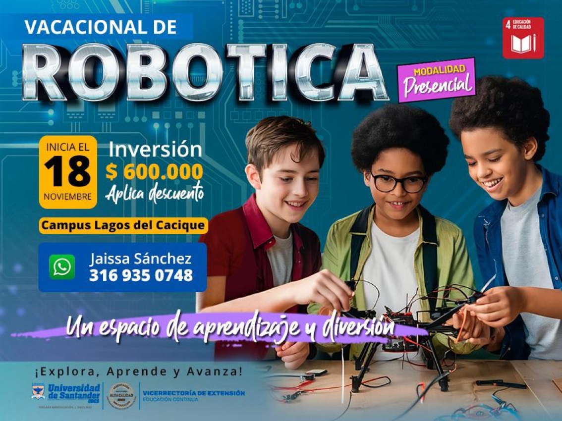 Curso vacacional de robótica