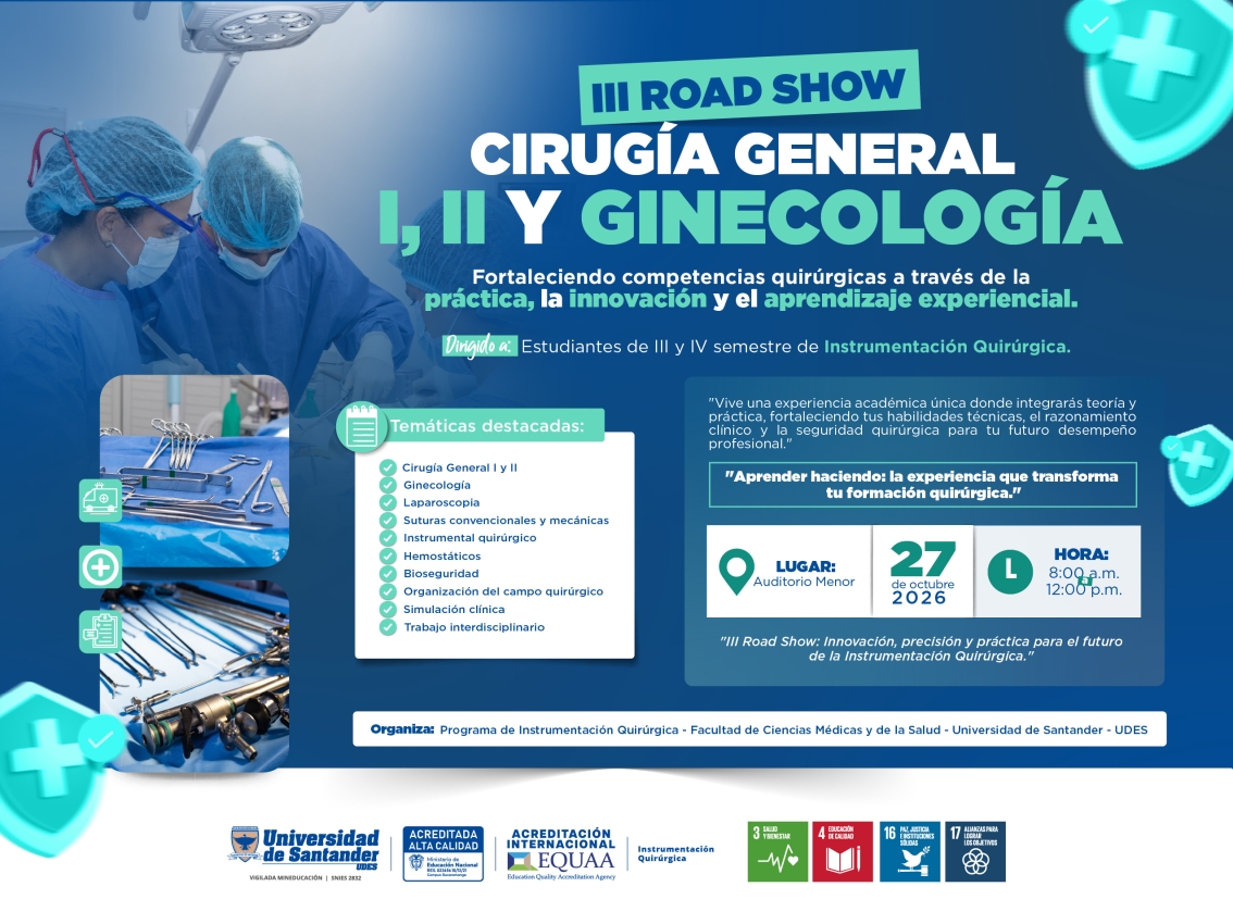 III Road Show: Cirugía General I, II y Ginecología