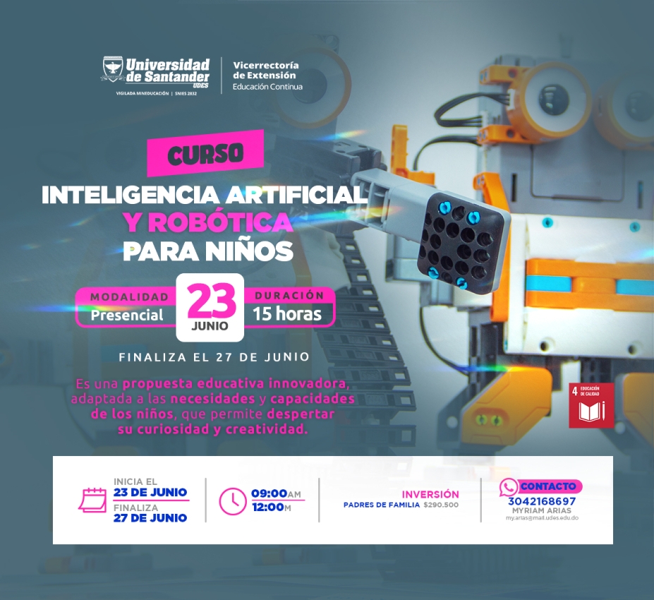Curso Inteligencia Artificial y Robótica para Niños