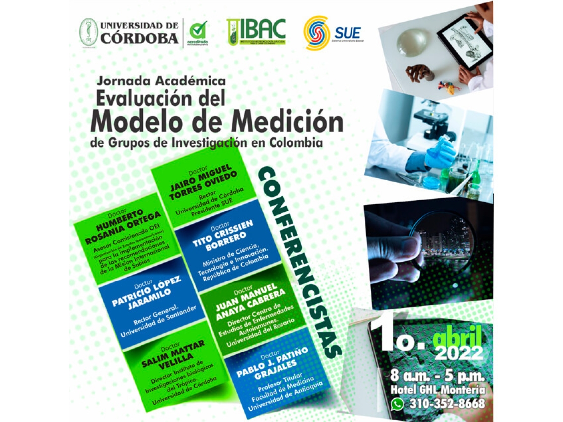 Jornada académica 'Evaluación del modelo de medición de grupos de investigación en Colombia'