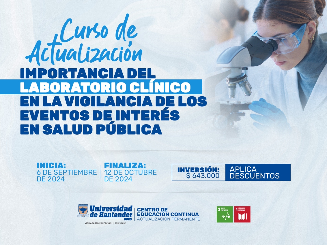 Curso de Actualización: la importancia del Laboratorio Clínico en la Vigilancia de los Eventos de Interés en Salud Pública III Cohorte