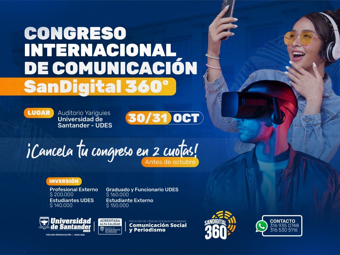 SanDigital 360° Congreso Internacional de Comunicación Estratégica, Digital y Social en Santander