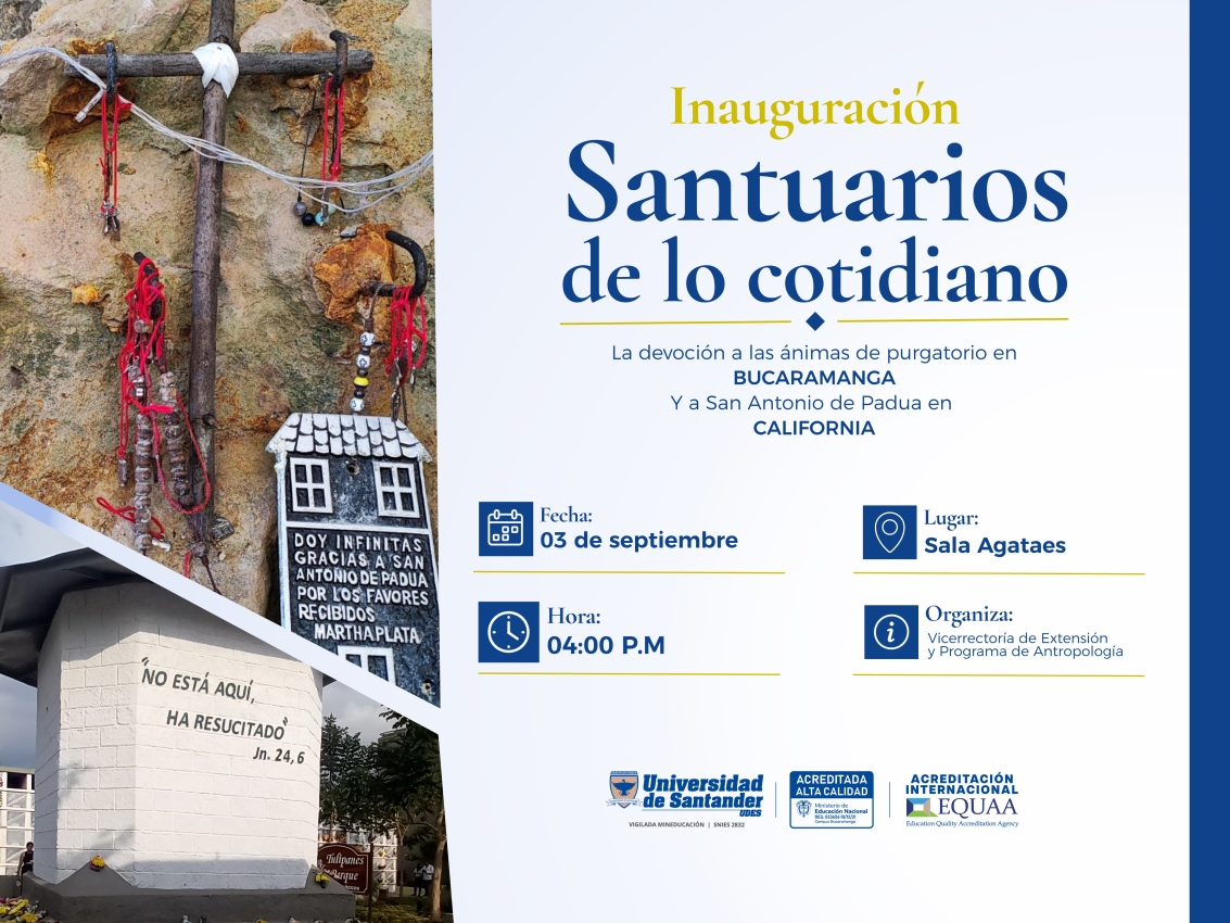 inauguración de la exposición: Santuarios de lo cotidiano