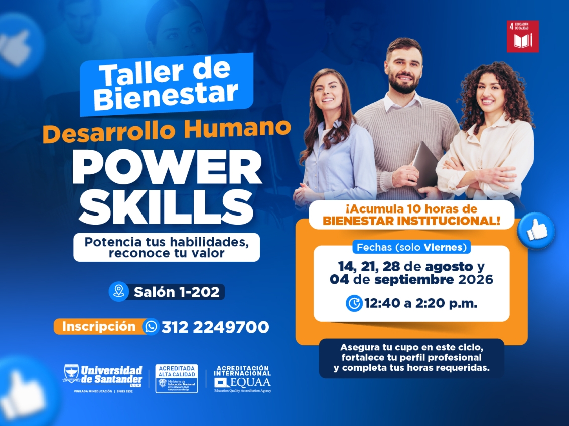 Taller de Bienestar: Power Skills (Desarrollo Humano)