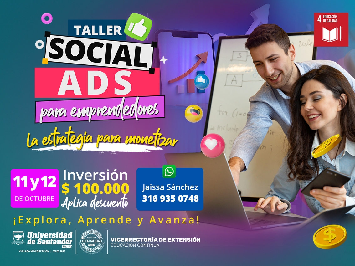 Taller Social ADS ‘La estrategia para monetizar’